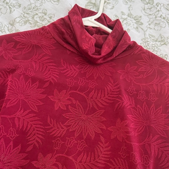 Pink Lily Red Midi Dress - Picture 2 of 4